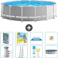 Intex Prism Frame Pool Rund - 457x122 cm - 7-teilig S529