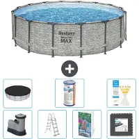 Bestway Steel Pro MAX Rund - 488x122 cm - 6-teilig S563