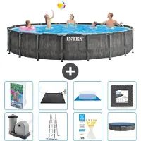 Intex Prism Frame Pool Rund - 549x122 cm - 7-teilig S543
