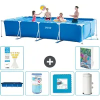 Intex Rechteckiger Frame Pool - 450x220x84 cm - 5-teilig S80