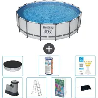 Bestway Steel Pro MAX Rund - 488x122 cm - 6-teilig S619