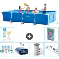 Intex Rechteckiger Frame Pool - 450x220x84 cm - 5-teilig S165