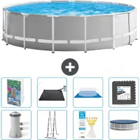 Intex Prism Frame Pool Rund - 457x122 cm - 7-teilig S543