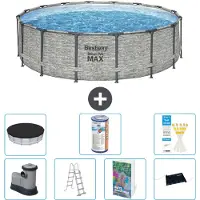 Bestway Steel Pro MAX Rund - 488x122 cm - 6-teilig S619