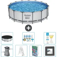 Bestway Steel Pro MAX Rund - 488x122 cm - 6-teilig S581