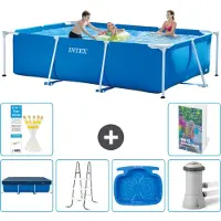 Intex Rechteckiger Frame Pool - 300x200x75 cm - 5-teilig S140