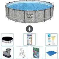 Bestway Steel Pro MAX Rund - 549x122 cm - 6-teilig S594
