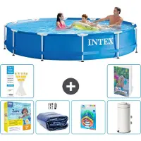 Intex Frame Pool Rund - 366x76 cm - 5-teilig S7