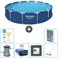 Bestway Steel Pro Rund - 396x84 cm - 5-teilig S315