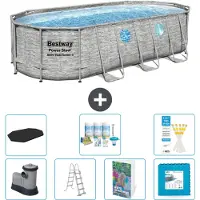 Bestway Power Steel Oval - 549x274x122 cm - 6-teilig S536