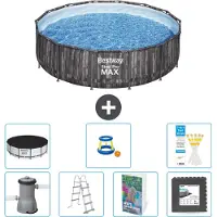 Bestway Steel Pro MAX Rund - 427x107 cm - 6-teilig S525