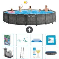 Intex Prism Frame Pool Rund - 549x122 cm - 7-teilig S539