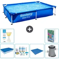 Bestway Steel Pro Rechteckig - 221x150x43 cm - 5-teilig S77