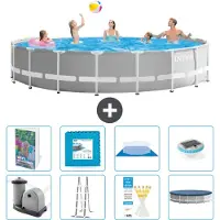 Intex Prism Frame Pool Rund - 549x122 cm - 7-teilig S674
