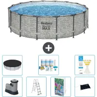 Bestway Steel Pro MAX Rund - 488x122 cm - 6-teilig S632