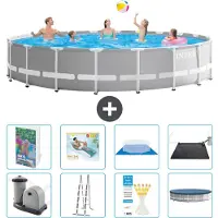 Intex Prism Frame Pool Rund - 610x132 cm - 7-teilig S567