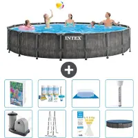 Intex Prism Frame Pool Rund - 549x122 cm - 7-teilig S574