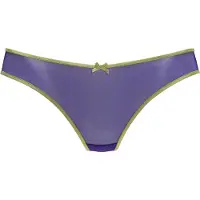 Vivance String "Finja", Damen, Gr. 32/34, Mesh, grün (blau, olive), Mesh, Obermaterial: 80% Polyamid, 20% Elasthan, Unterhosen String, aus transparentem Soft-Mesh, transparente Unterwäsche, Dessous