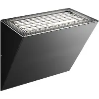 Beneito Faure MINI COMET LED-Wandleuchte 40 x 90 mm, matt schwarz, 10/20-W-Schalter, 2700 K/3200 K/4000 K, dimmbar per Triac, Schutzart IP65 -