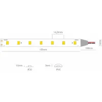 Beneito Faure Fine Series 25m LED-Streifen 24V 4,8W/m 3000K IP65 - Wasserdichter LED-Streifen für den Innen- und Außenbereich
