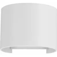 Beneito Faure Lek R LED-Wandleuchte, 6,8 W, verstellbarer Lichtkegel 0-120°, 2700 K, mattweiß, Schutzart IP54, für den Innen- und Außenbereich -
