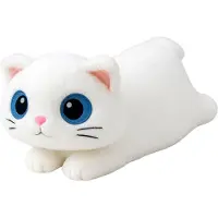 Leantoys Plüsch Maskottchen Huggable Katze Große Augen Weiß 45Cm