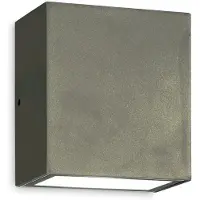 Ideal Lux ARGO LED Wandleuchte 6W Anthrazit IP65 warmweiss 321646