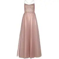 Vera Mont - Abendkleid mit Spitze - Größe 40 - rosa