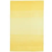 Theko Wollteppich "Wool Comfort", gelb, B:60cm H:14mm L:90cm, Schurwolle, Teppiche, Wollteppich, Handweb Teppich, reine Wolle, handgewebt, brilliante Farben, Scandi