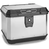 Kappa Moto 2026/01 MONOLOCK Zentralgehäuse 50L KMX500A K'METROBOX Aluminium Silber