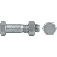 Industrial Quality Supplies DIN 7968 - Stahl 5.6 feuerverzinkt - M 16x60 - Sechskant-Passschrauben für Stahlkonstruktionen CE