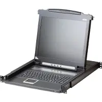 Aten CL1000M KVM-Konsole, 43cm LCD, VGA, PS/2, ES-Layout