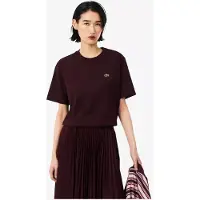 Lacoste T-Shirt T-shirt en coton doux relaxed fit damen