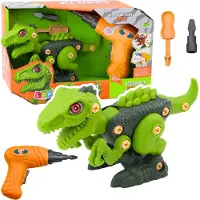 Lean Toys Dinosaurier grün verdrehen