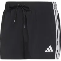 Adidas Badeshorts PERFORMANCE "3-STREIFEN, 3 ZOLL", Herren, Gr. 3XL, N-Gr, schwarz-weiß (schwarz, weiß), Obermaterial: 100% Polyester, Badehosen Badeshorts, Topseller