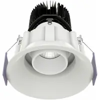 Beneito Faure TAO Einbaustrahler 10W 38º 4000K Mattweiß - Verstellbar und modernes Design für die Innenbeleuchtung -