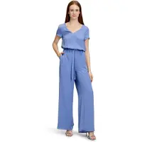 Vera Mont Jumpsuit "Jumpsuit unifarben", Damen, Gr. 38, EURO, blau (blau viola), Obermaterial: 100% Polyester PES., Overalls Jumpsuit