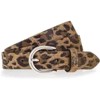 Mustang Ledergürtel "Lauren" 1 Stk. mit Animal-Print, 2,5 cm breit, Made in Metzingen