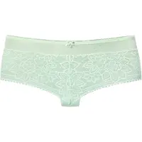 LASCANA Panty aus blumiger Jacquardspitze mit hübschem Accessoire