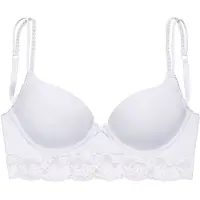 Vivance Push-up-BH "Anisa" mit Bügel und Spitze entlang der Unterbrust, sexy Dessous