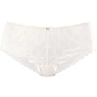 LASCANA Panty "Evita", Damen, Gr. 48/50, Spitze, weiß, Spitze, Obermaterial: 90% Polyamid, 10% Elasthan, Unterhosen Panty, aus leicht transparenter Spitze