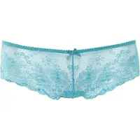 LASCANA Hipster , Damen, Gr. 40/42, adria blau, Spitze, Obermaterial: 90% Polyamid, 10% Elasthan, unifarben, körpernah, Unterhosen Hipster, aus zarter Spitze