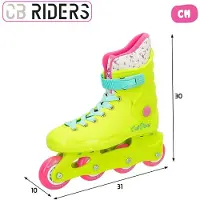 Colorbaby Inline-skates Gelb EU 38-39 Mädchen Gelb EU 38-39
