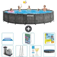 Intex Prism Frame Pool Rund - 549x122 cm - 6-teilig S546