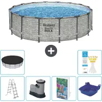 Bestway Steel Pro MAX Rund - 488x122 cm - 5-teilig S662