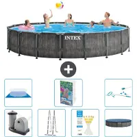Intex Prism Frame Pool Rund - 549x122 cm - 6-teilig S573