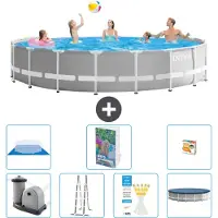 Intex Prism Frame Pool Rund - 549x122 cm - 6-teilig S568