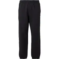 Adidas Sporthose ORIGINALS "TREFOIL ESSENTIALS, REGULÄR GESCHNITTEN, FLEECE", Herren, Gr. L, N-Gr, schwarz (schwarz, normal, gr.), Obermaterial: 82% Baumwolle, 18% Polyester, Hosen Sporthose
