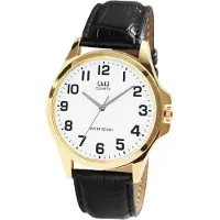 Q&Q Herrenuhr Kunstlederion 3 ATM