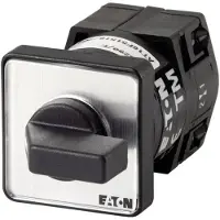 Eaton 072504 EIN-AUS-Schalter, TM, 10 A, Einbau, 1 Baueinheit(en), Kontakte: 2, 90 °, rastend, mit 0-Stellung, 0-1, Abwicklungs Nr. 8291 TM-1-8291/E
